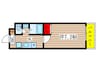 Ａ・Ｃｉｔｙ港陽 1Kの間取り