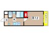 Ａ・Ｃｉｔｙ鳴海 1Kの間取り