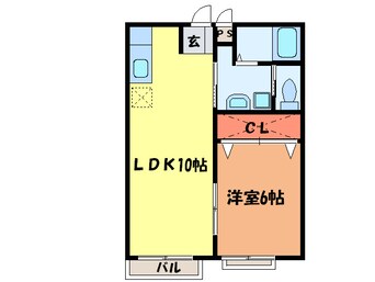 間取図 エルディムサントピア