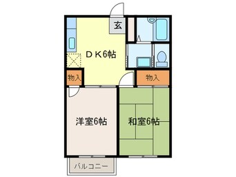 間取図 エルディムサントピア