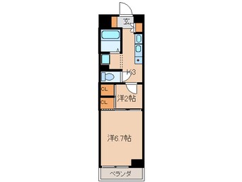 間取図 シャルマン上ノ宮