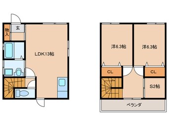 間取図 サンリバー