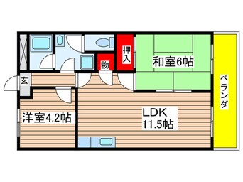 間取図 ウェンディＡ