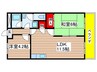 ウェンディＡ 2LDKの間取り