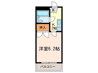 間取図 クリスタルハイツ