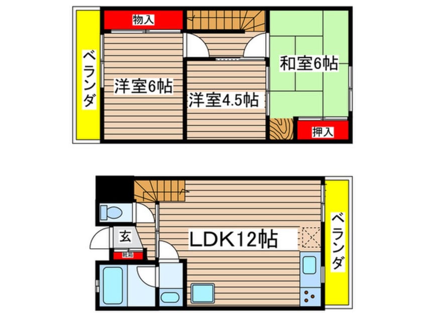 間取図 第３ほーずいマンション（307）