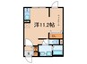 GVIVRE東別院 1Rの間取り