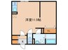 GVIVRE東別院 1Rの間取り