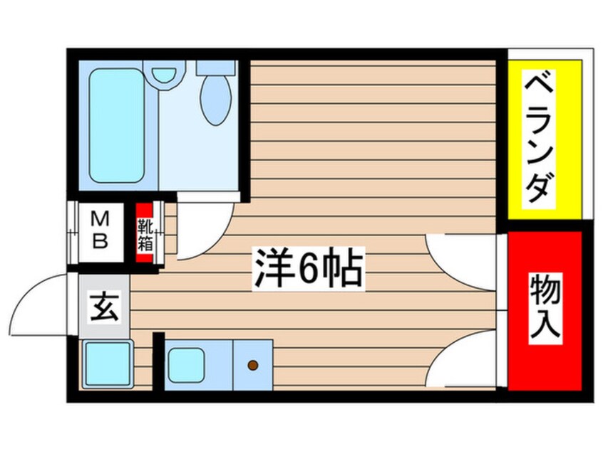 間取図 イーストビレッジ