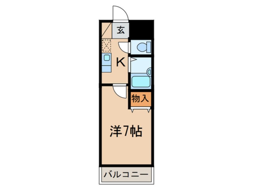 間取図 ロッキー杁ヶ池Ａ