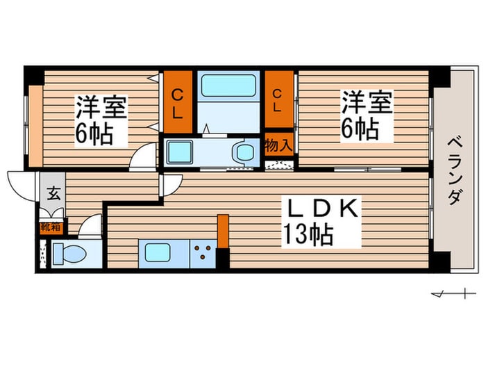 間取り図 パストラーレ