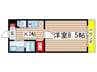 グレイスコート御器所 1Kの間取り