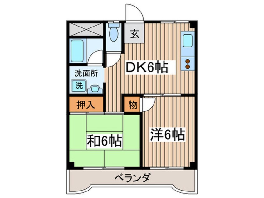 間取図 アビタシオン新瑞