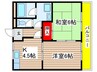 ファーブルハウス 2Kの間取り