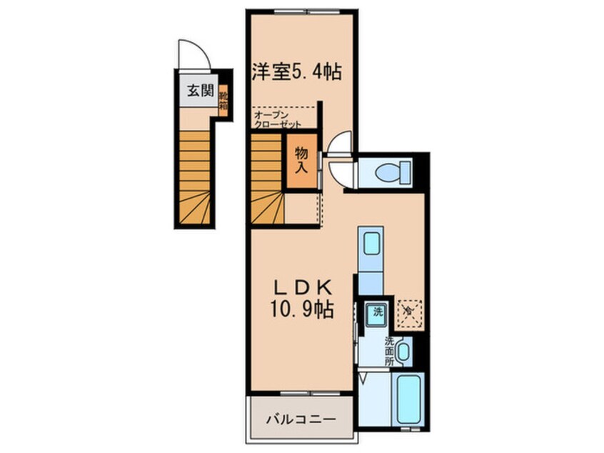 間取図 フレスクーラ　A