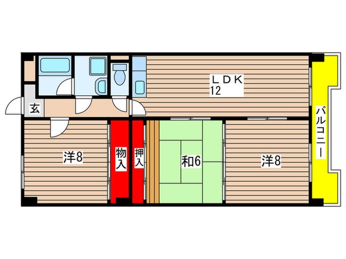 間取り図 鴻ノ巣ヒルズビル