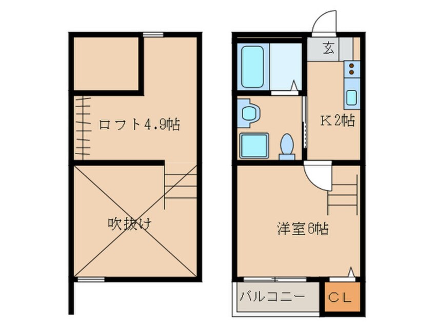 間取図 Clover(クローバー）