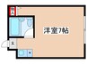 コーポヒトミ 1Rの間取り