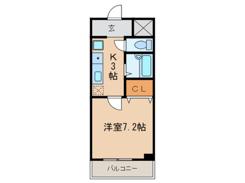 間取図 ジュネス庄内緑地