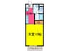 ＧＩＲＡＳＯＬＥ 1Kの間取り