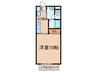 ＧＩＲＡＳＯＬＥ 1Kの間取り