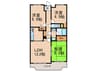 香椎東映マンション 3LDKの間取り