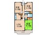 香椎東映マンション 3LDKの間取り