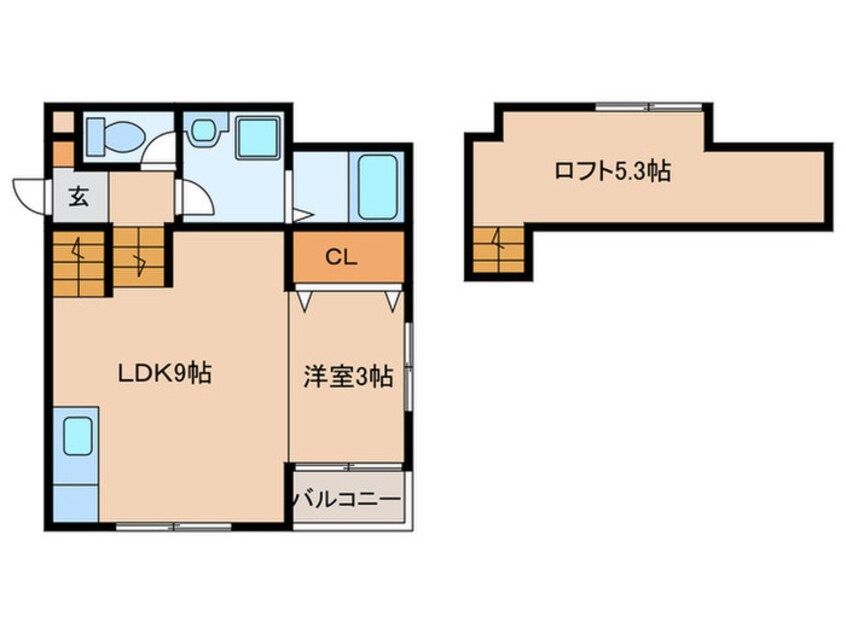 間取図 シャーンティ前原