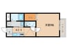 グリーンプレイス山寺 1Kの間取り