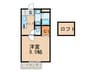 グリーンプレイス山寺 1Kの間取り