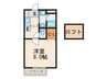 グリーンプレイス山寺 1Kの間取り