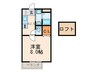 グリーンプレイス山寺 1Kの間取り