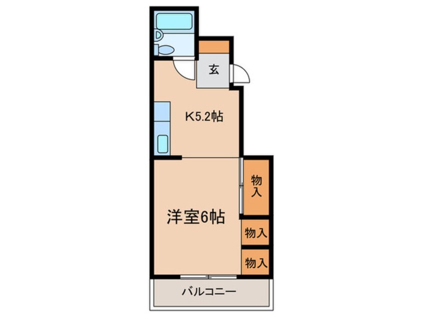 間取図 ハイツ清水