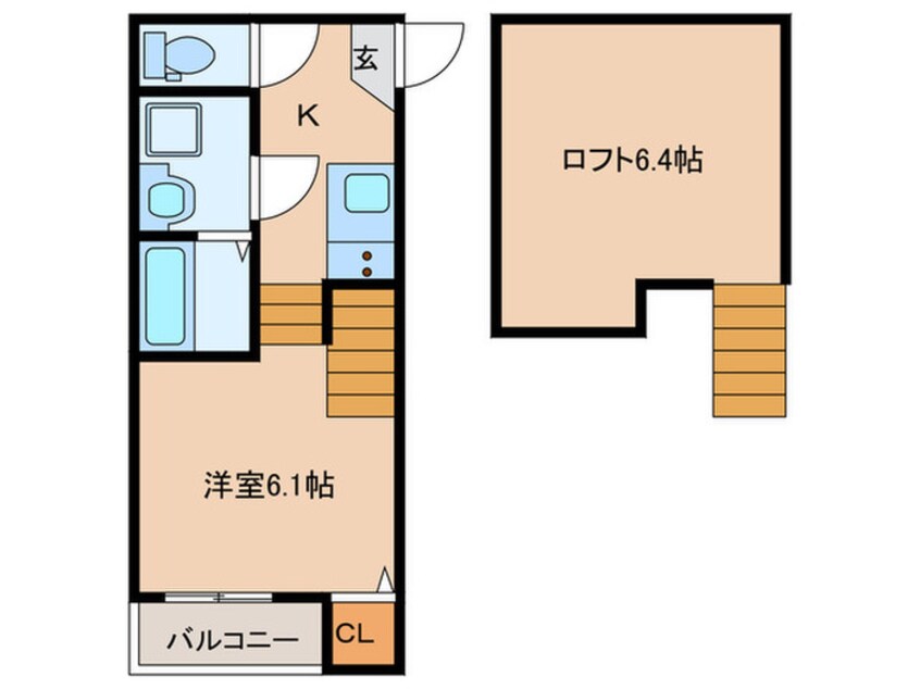 間取図 ハーモニーテラス名島Ⅶ