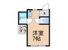 Ｗｉｌｌいのさか 1Rの間取り