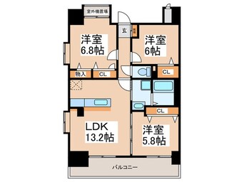 間取図 ブランコート筑紫野