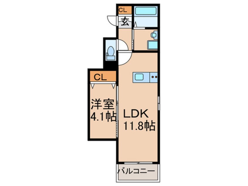 間取図 グランステ－ジ宇美駅前