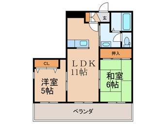 間取図 レオン金杜