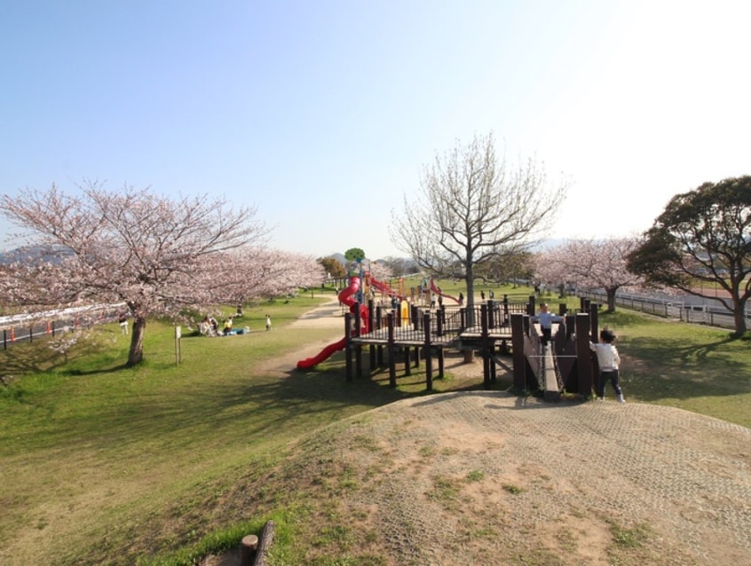 紫川河畔公園(公園)まで220m クレインヴィレッヂⅡ　Ｂ棟