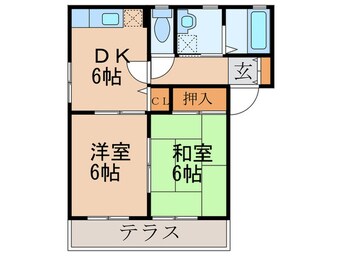 間取図 メゾン片縄