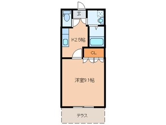 間取図 グランディ－ル・Ｓ
