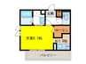 CASA白金 1Rの間取り