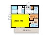 CASA白金 1Rの間取り
