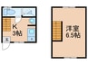 仮)コル・クラージュⅡ　B棟 1Rの間取り