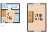 仮)コル・クラージュⅡ　B棟 1Rの間取り