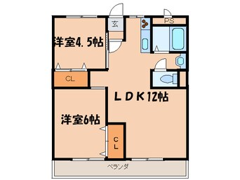 間取図 組坂ビル８