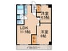 組坂ビル８ 2LDKの間取り