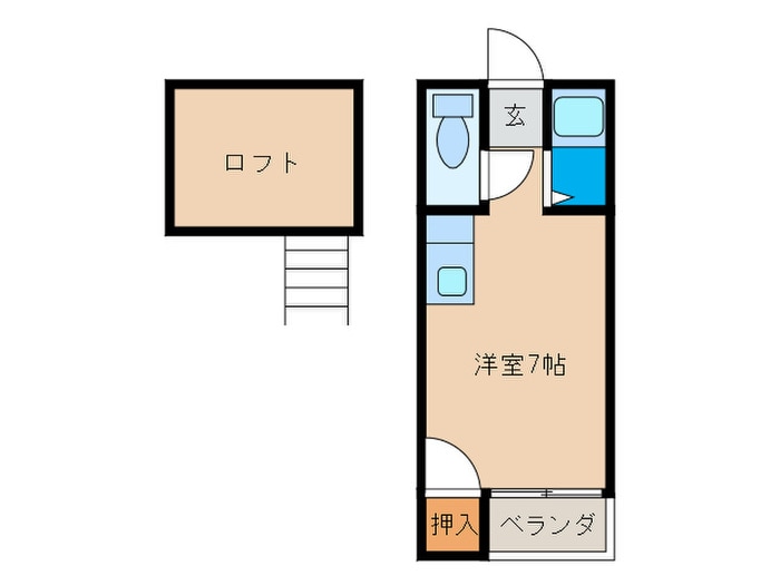 間取り図 チェリーハイツ