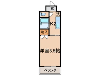 間取図 スタディ－ハイツ３