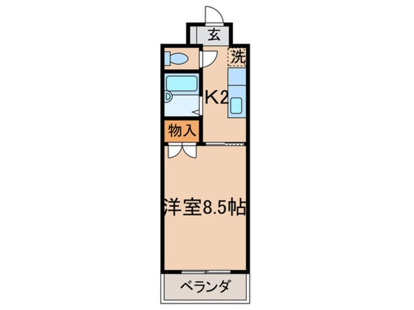 間取図 スタディ－ハイツ３